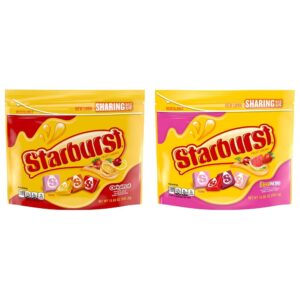 STARBURST Original Fruit Chews Candy, 15.6-Ounce Pouch STARBURST FaveREDs Fruit Chews Candy, 15.6 Ounce Pouch